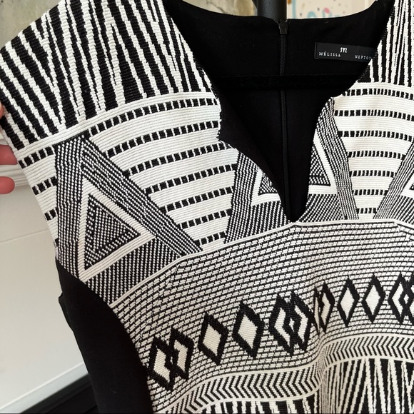 Melissa Nepton black and white boho dress - Picture 2 of 7